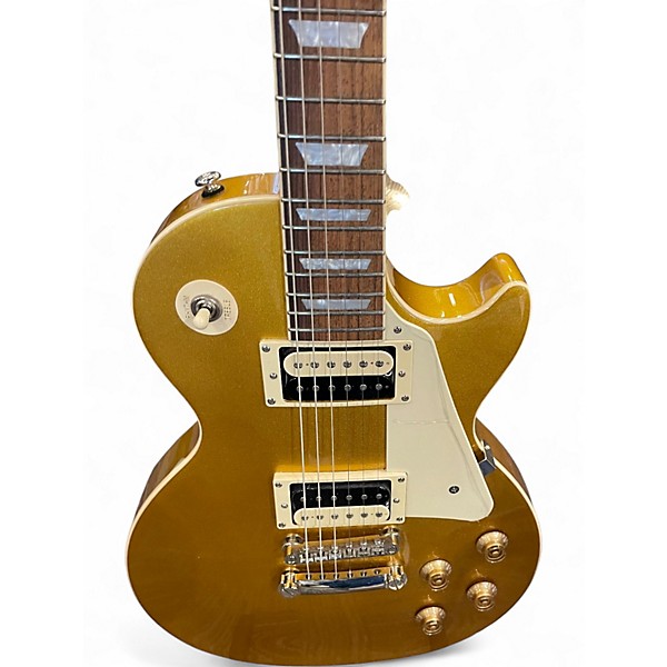 Used Epiphone LES PAUL MODERN PRO Metallic Gold Solid Body Electric Guitar