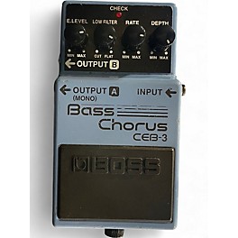 Used BOSS CEB3 Bass Chorus Bass Effect Pedal