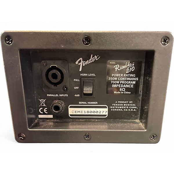 Used Fender Rumble 210 2x10 Bass Cabinet