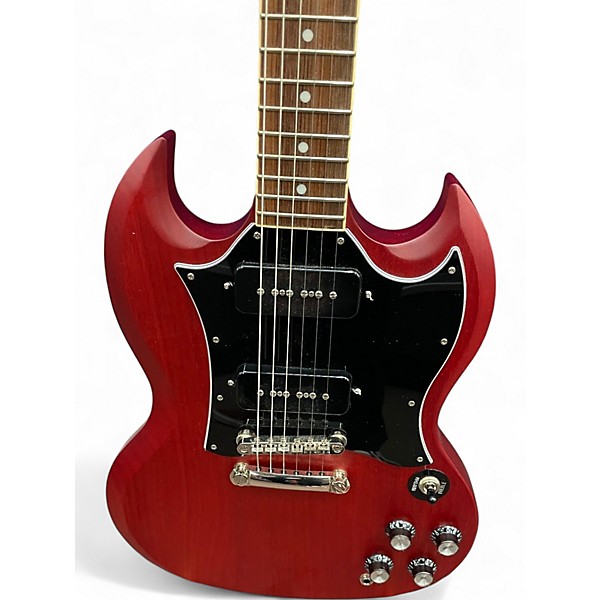 Used Epiphone SG Classic Worn Cherry Solid Body Electric Guitar