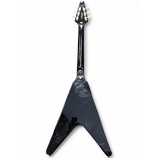 Used Epiphone JIMI HENDRIX LOVE DROPS FLYING V Ebony Solid Body Electric Guitar