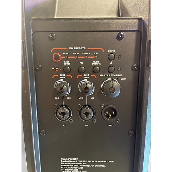 Used JBL IRX108BT Powered Speaker