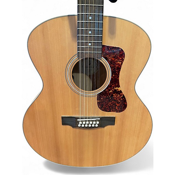 Used Guild F-2512E Natural 12 String Acoustic Electric Guitar