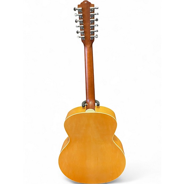 Used Guild F-2512E Natural 12 String Acoustic Electric Guitar