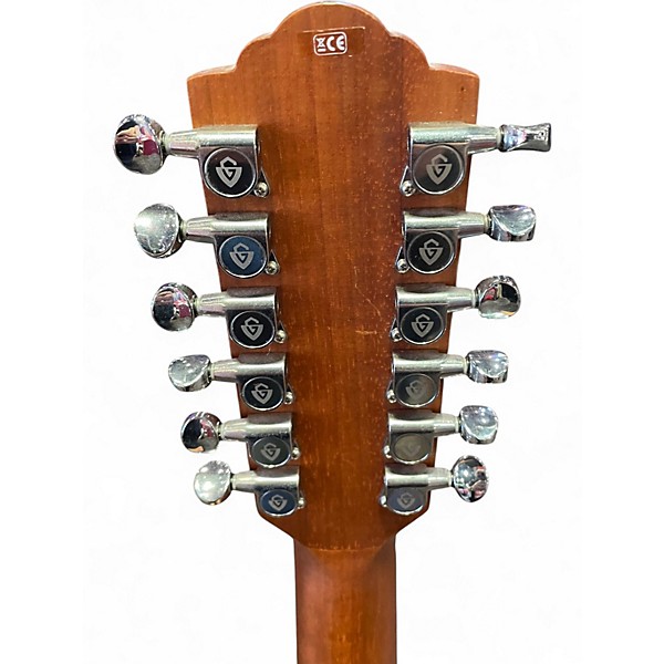 Used Guild F-2512E Natural 12 String Acoustic Electric Guitar
