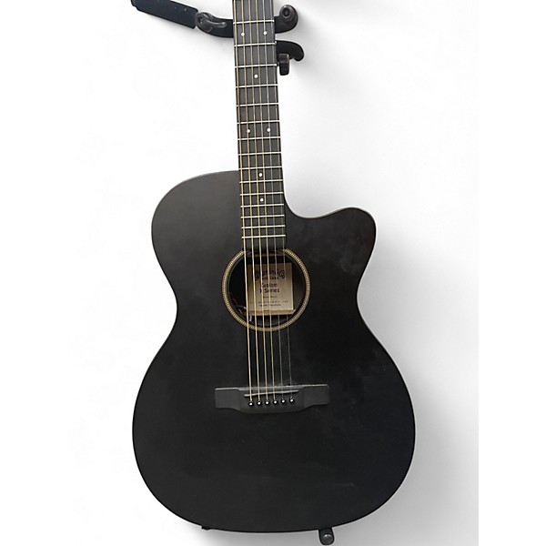 Used Martin x series custom Black Acoustic Electric Guitar