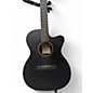 Used Martin x series custom Black Acoustic Electric Guitar