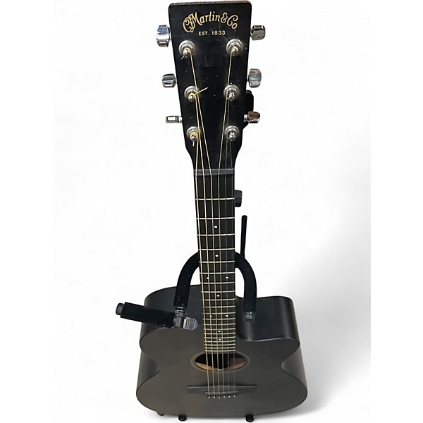 Used Martin x series custom Black Acoustic Electric Guitar