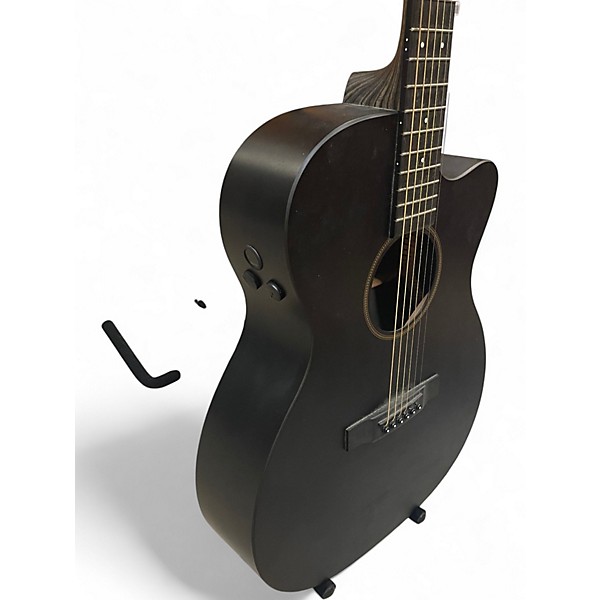 Used Martin x series custom Black Acoustic Electric Guitar