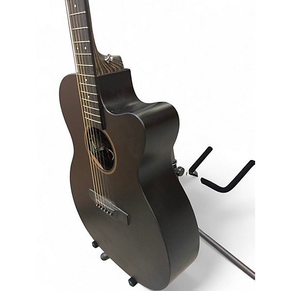 Used Martin x series custom Black Acoustic Electric Guitar