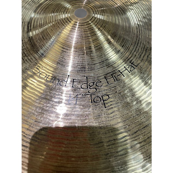 Used Paiste 14in Signature Sound Edge Hi Hat Pair Cymbal