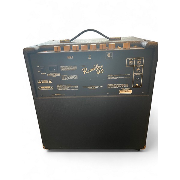 Used Fender Rumble V3 40W 1x10 Bass Combo Amp
