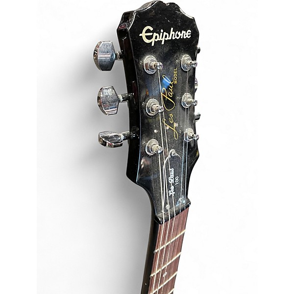 Used Epiphone Les Paul 100 Bolt On Vintage Sunburst Solid Body Electric Guitar