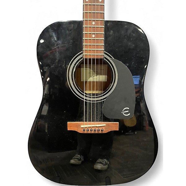 Used Epiphone PRO-1 Ebony Acoustic Guitar