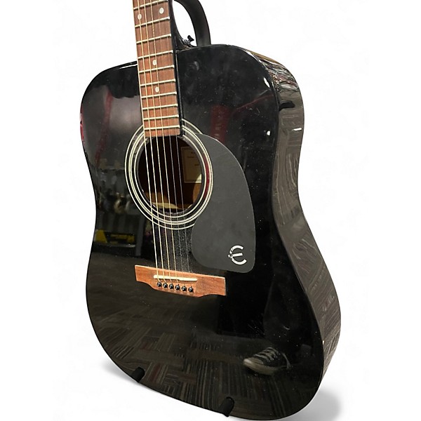 Used Epiphone PRO-1 Ebony Acoustic Guitar