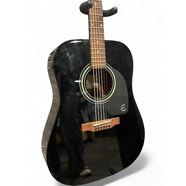 Used Epiphone PRO-1 Ebony Acoustic Guitar