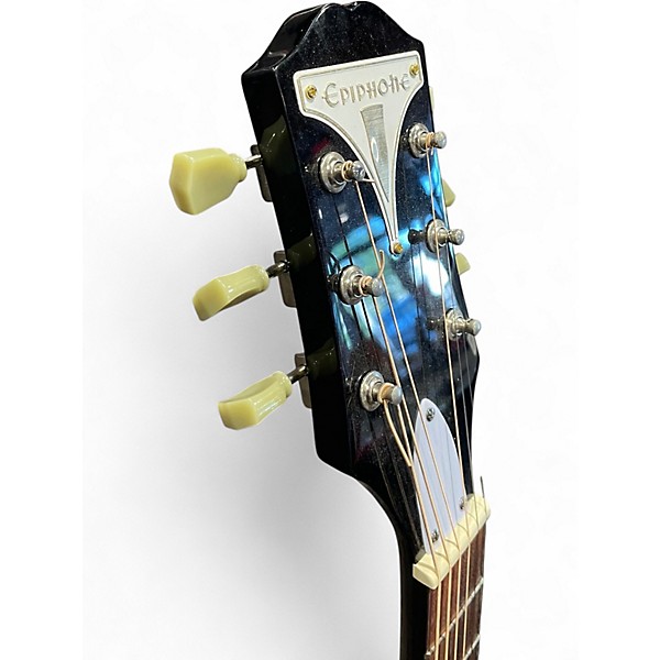 Used Epiphone PRO-1 Ebony Acoustic Guitar