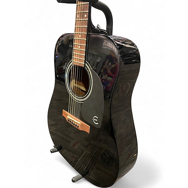 Used Epiphone PRO-1 Ebony Acoustic Guitar