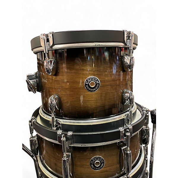 Used Gretsch Drums 4 Piece Catalina Special Edition Walnut/Maple Walnut Burst Drum Kit