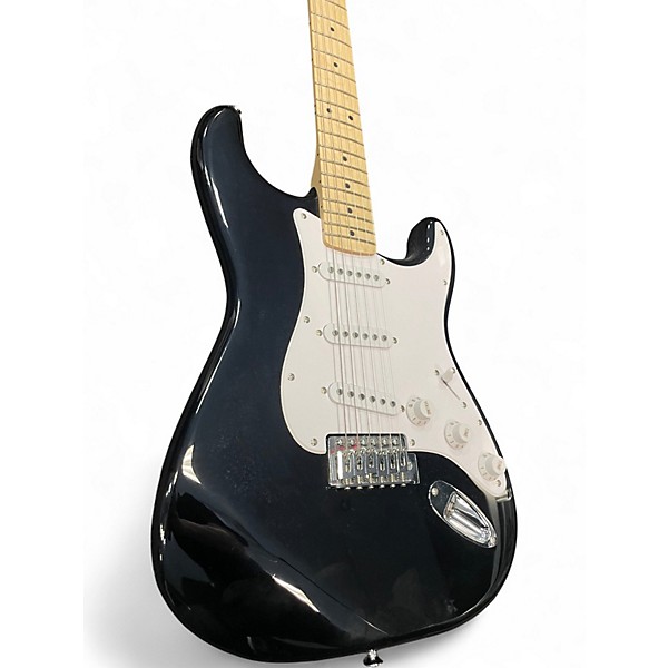 Used Squier Affinity Stratocaster Black Solid Body Electric Guitar