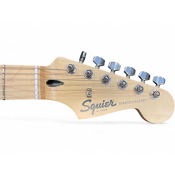 Used Squier Affinity Stratocaster Black Solid Body Electric Guitar