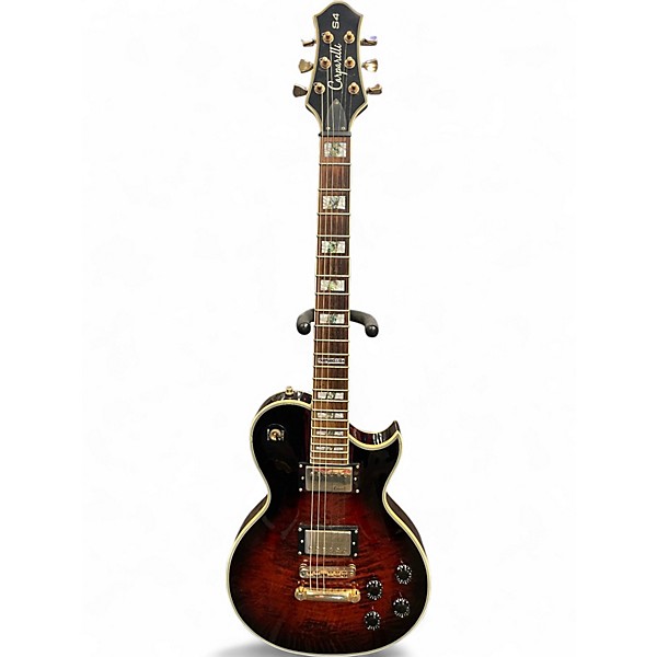 Used Carparelli s4 tiger burst Solid Body Electric Guitar