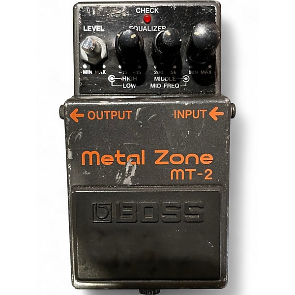 Used BOSS MT2 Metal Zone Distortion Effect Pedal