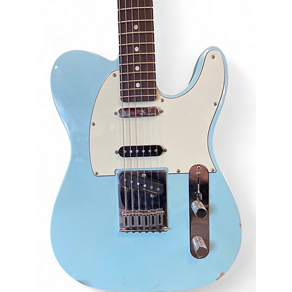 Used Fender Deluxe Nashville Telecaster Daphne Blue Solid Body Electric Guitar