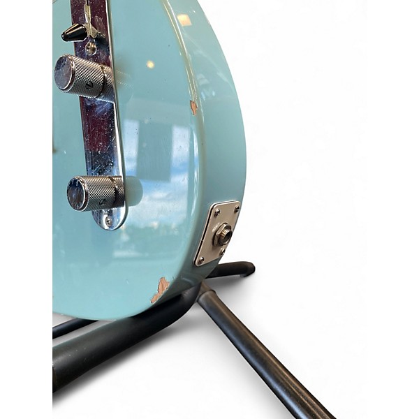 Used Fender Deluxe Nashville Telecaster Daphne Blue Solid Body Electric Guitar