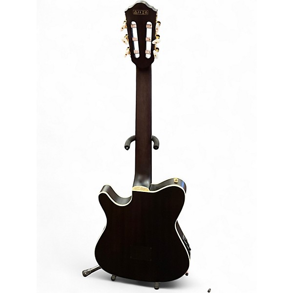 Used Ibanez TOD10N-TKF TIM HENSON TRANS BLACK Classical Acoustic Electric Guitar