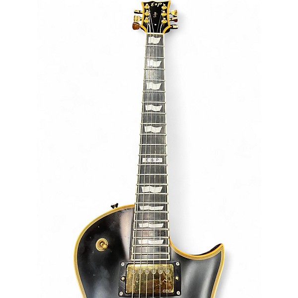 Used 2010 ESP Eclipse II Standard BLACK TUX Solid Body Electric Guitar