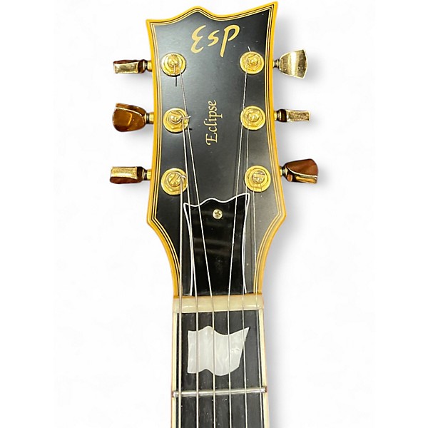 Used 2010 ESP Eclipse II Standard BLACK TUX Solid Body Electric Guitar