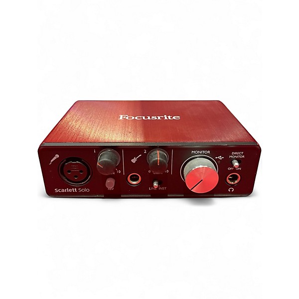 Used Focusrite Scarlett Solo Gen 2 Audio Interface