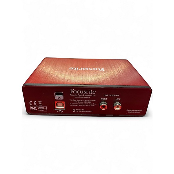 Used Focusrite Scarlett Solo Gen 2 Audio Interface