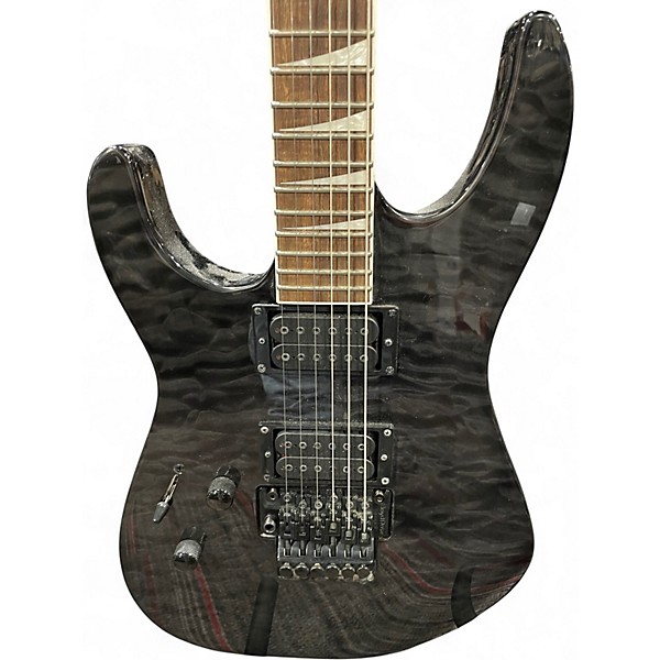 Used Jackson SLX LH Trans Black Solid Body Electric Guitar