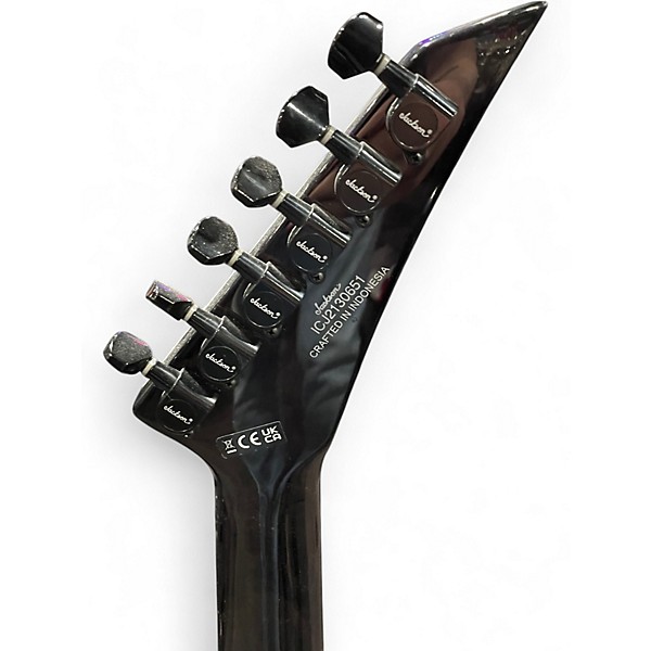 Used Jackson SLX LH Trans Black Solid Body Electric Guitar