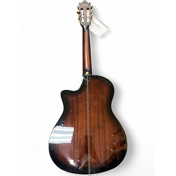 Used Ibanez GA35TCE Dark Violin Burst Classical Acoustic Electric Guitar