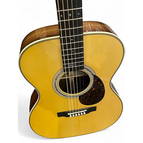 Used Martin OMJM John Mayer Signature Natural Acoustic Electric Guitar