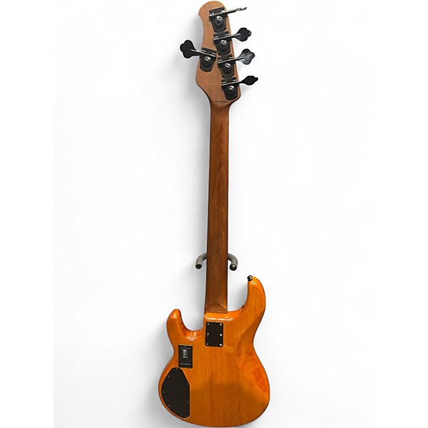Used Sterling by Music Man Ray35 HH 5 String Burl Top Electric Bass Guitar