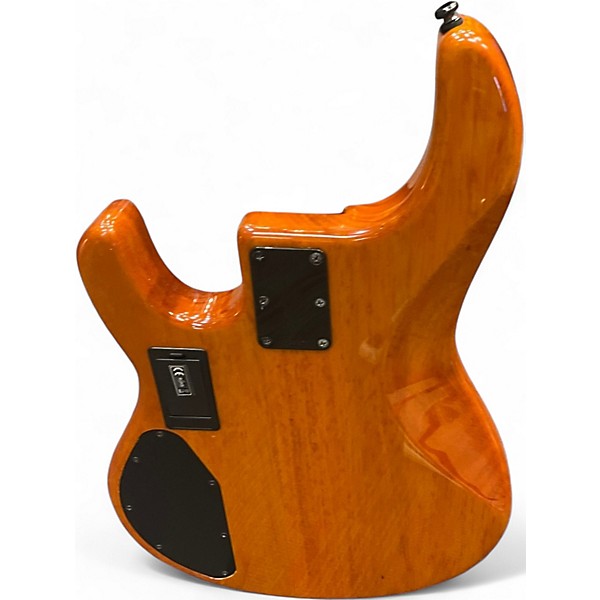 Used Sterling by Music Man Ray35 HH 5 String Burl Top Electric Bass Guitar