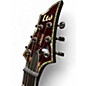 Used 2010 ESP H1001 Deluxe Trans Crimson Red Solid Body Electric Guitar