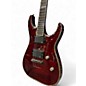 Used 2010 ESP H1001 Deluxe Trans Crimson Red Solid Body Electric Guitar