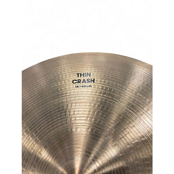 Used Zildjian 16in AVEDIS THIN CRASH Cymbal