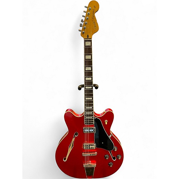 Used Fender Coronado II Candy Apple Red Hollow Body Electric Guitar