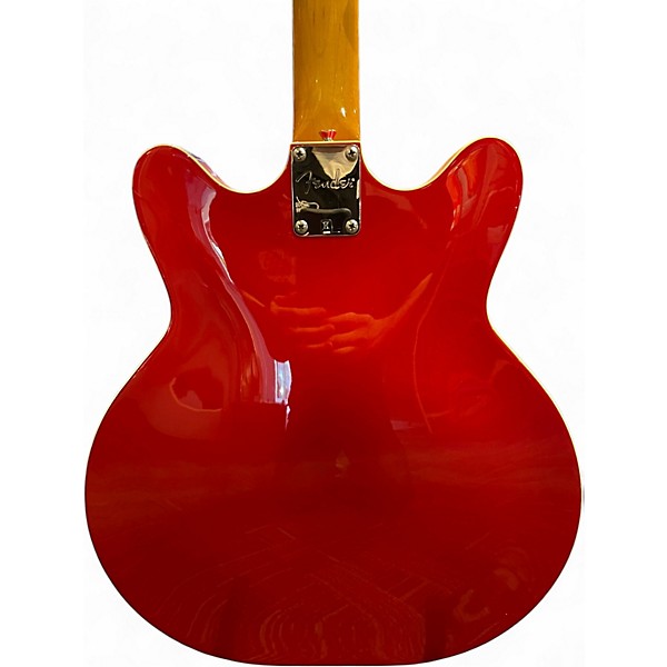Used Fender Coronado II Candy Apple Red Hollow Body Electric Guitar