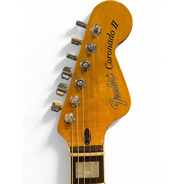 Used Fender Coronado II Candy Apple Red Hollow Body Electric Guitar
