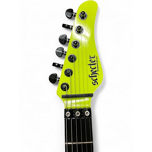 Used 2020s Schecter Guitar Research SUN VALLEY SUPER SHREDDER FR S Birch Green Solid Body Electric Guitar