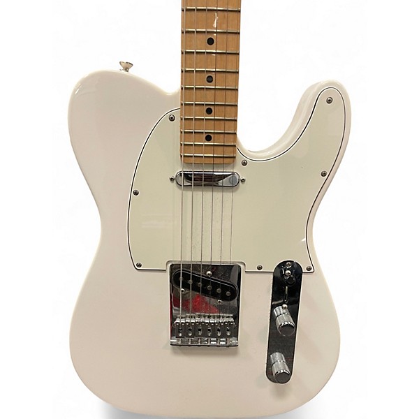 Used Fender Player Telecaster Alpine White Solid Body Electric Guitar