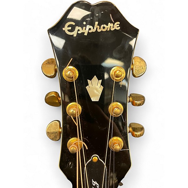 Used Epiphone EJ200CE Vintage Sunburst Acoustic Electric Guitar