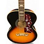 Used Epiphone EJ200CE Vintage Sunburst Acoustic Electric Guitar